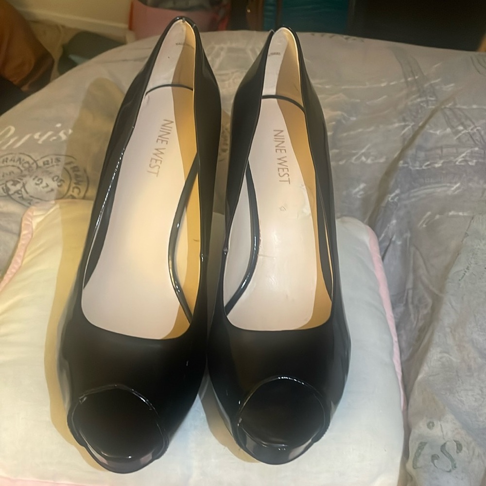 Nine West Patent Leather Platform Pump